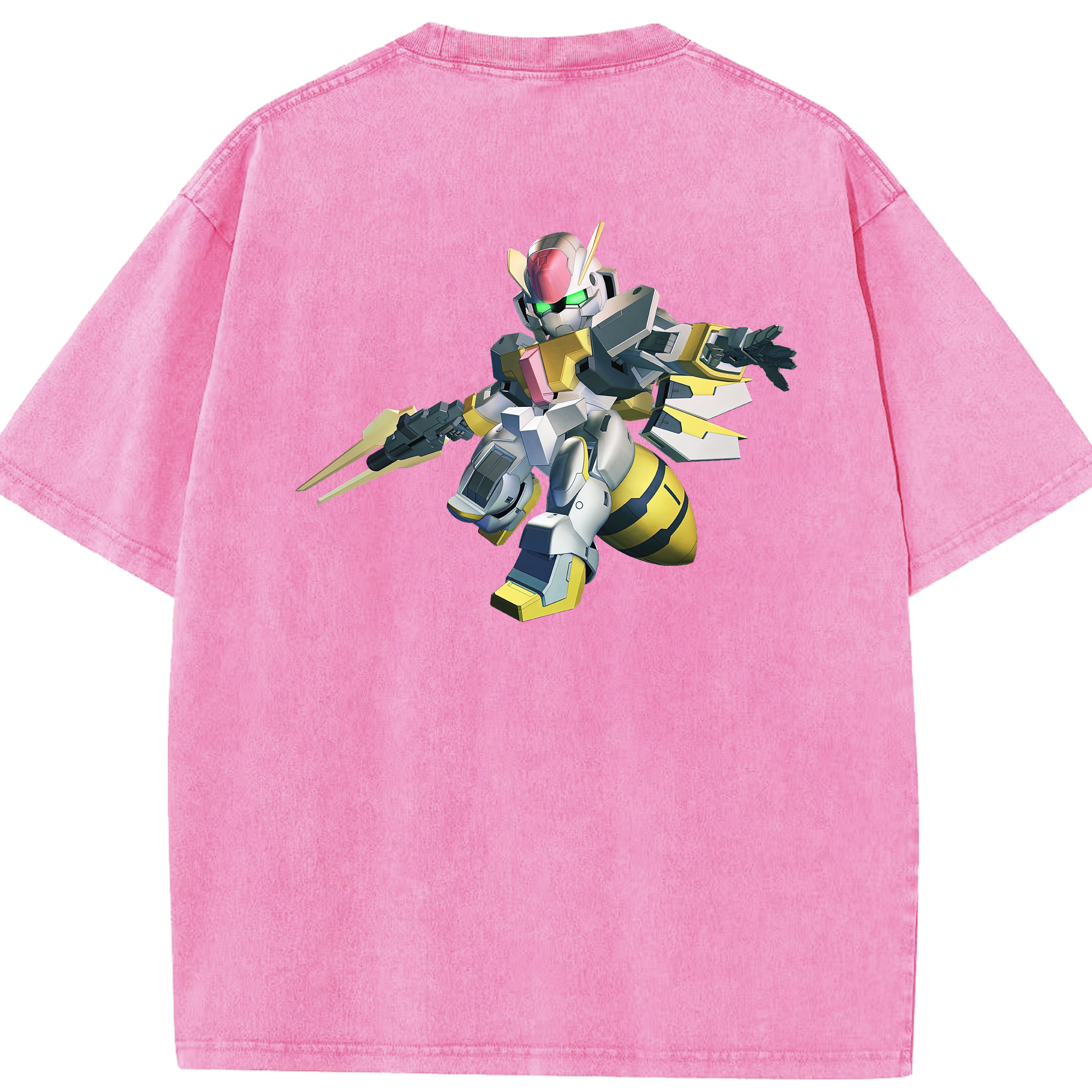 （画像用） 機動戦士ガンダム Mobile Suit Gundam 綿100% ヴィンテージ風 半袖Tシャツ（背面プリント）